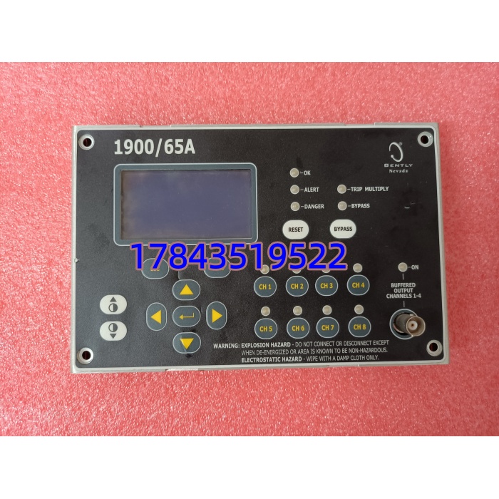 Bently 167699-02 全新原装 | 1900/65A 设备保护监测仪 质保一年 - 图片 3