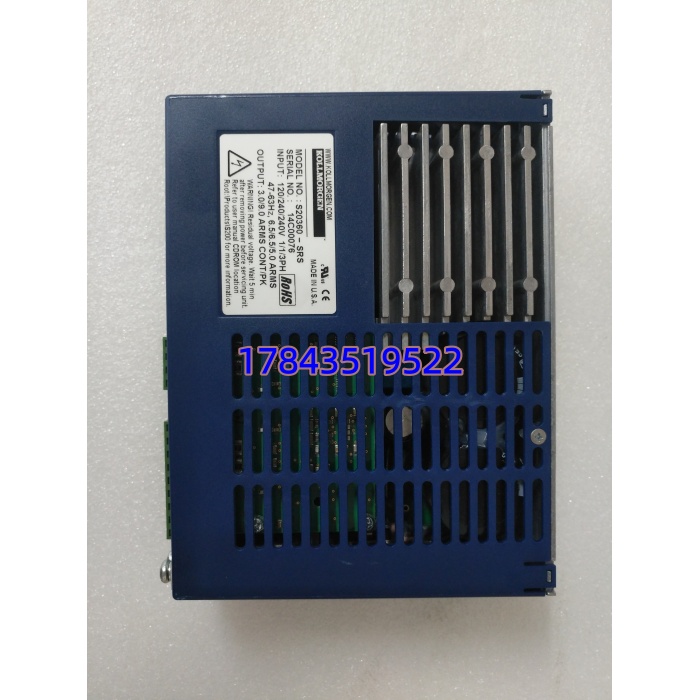 KOLLMORGEN S20360-SRS | S200 系列伺服驱动器 60W 现货供应