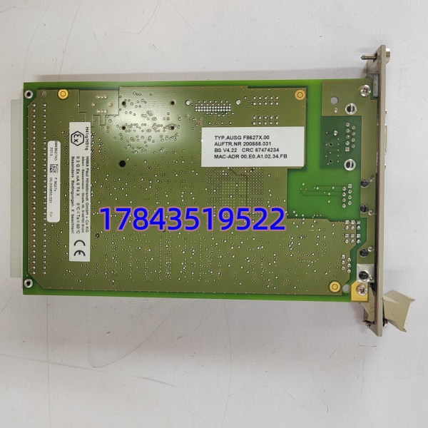 HIMA F8627X | SIL3 安全以太网通信模块 ELOP II 系统现货