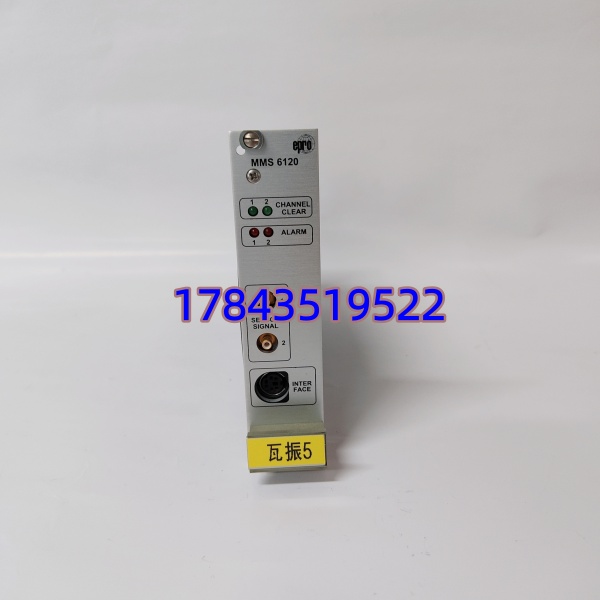 EPRO MMS6120 | MMS6000 系统瓦振卡件 PR926X 传感器适配