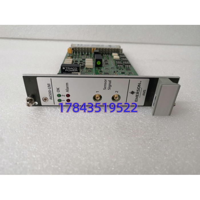 EMERSON A6500-UM | AMS 6500 ATG 通用测量卡 双通道振动监测 - 图片 3