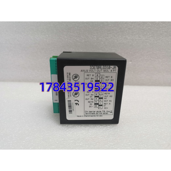 GE IC670ALG310-JA | 14 位分辨率 隔离型 工业控制卡件