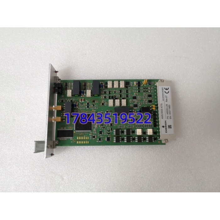 EMERSON A6500-UM | AMS 6500 ATG 通用测量卡 双通道振动监测 - 图片 2