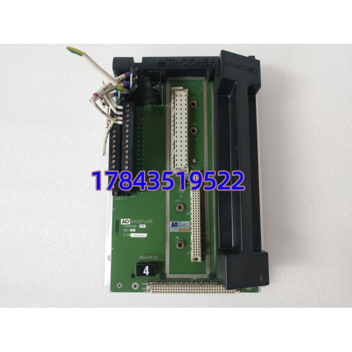 TRICONEX 2481 | 4 通道模拟输出 三重冗余安全模块