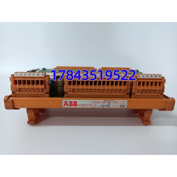 ABB CMA132 3DDE300412 | SYNPOL D 发电机励磁保护端子底板 现货库存 - 图片 3