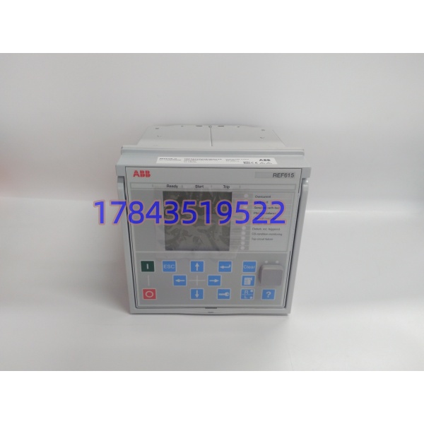 ABB 7700059450 REF615E-D | 馈线保护继电器 故障录波 适配环网配电系统