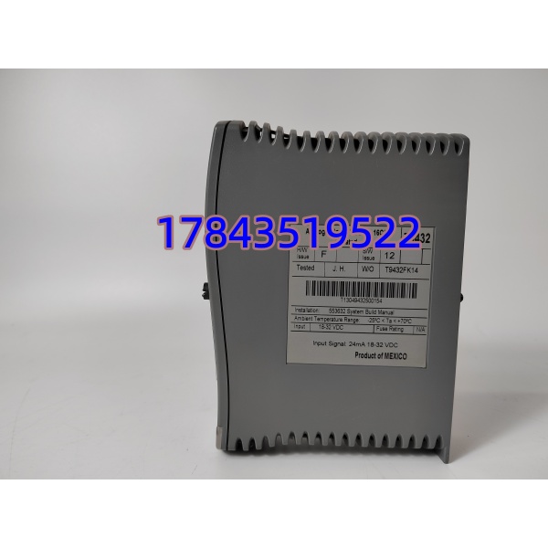 ICS TRIPLEX T9432 | SIL3 安全等级 4-20mA 隔离采集 安全系统 I/O 卡件 - 图片 2