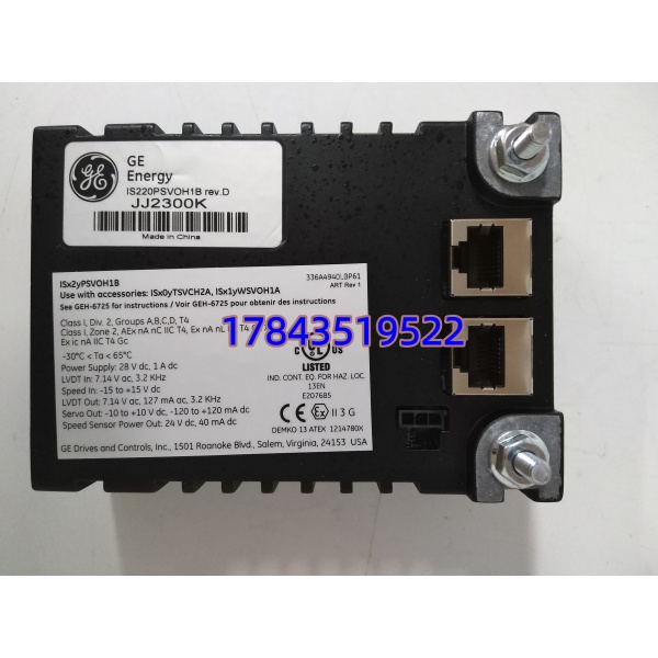 GE IS220PSVOH1B | Mark VIe 伺服电源输出 I/O 模块 全新原装现货 - 图片 2