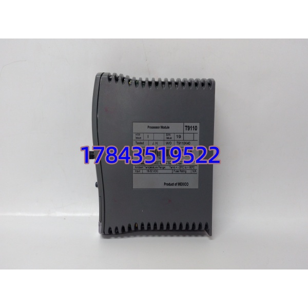 ICS TRIPLEX T9110 | SIL3 安全控制器 - 图片 2