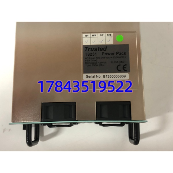 ICS TRIPLEX T8231 | 三模冗余安全仪表 SIS 机架供电单元 支持热插拔 - 图片 4