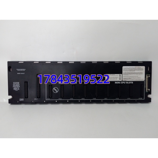 GE IC693CHS391 | 10 槽 CPU 主背板