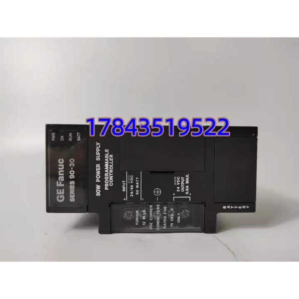 GE IC693PWR322F 全新原装 | 90-30 机架左侧专用供电模件 - 图片 2