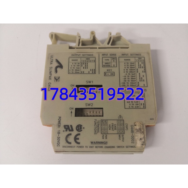 ACTION INSTRUMENT ULTRA SLIMPAKG448-0002 | 称重应变桥隔离信号调理器 全新原装现货