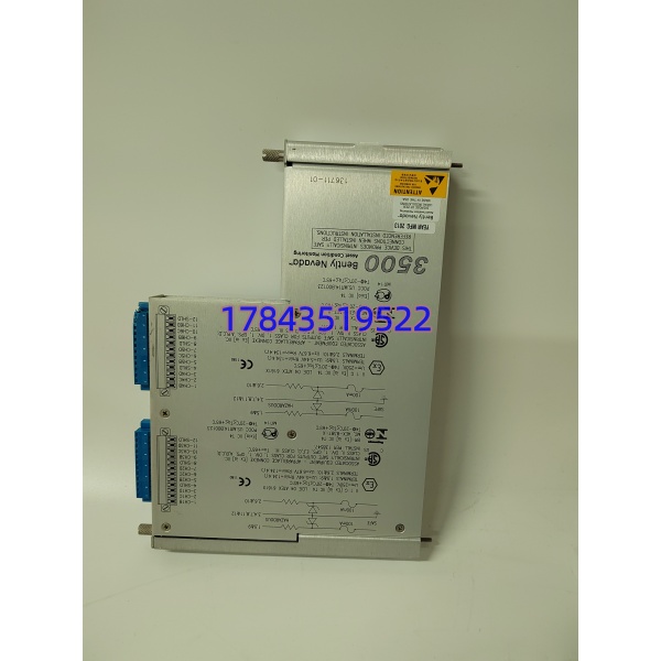 BENTLY 136711-01 | 3500 系统 I/O 隔离端子背板