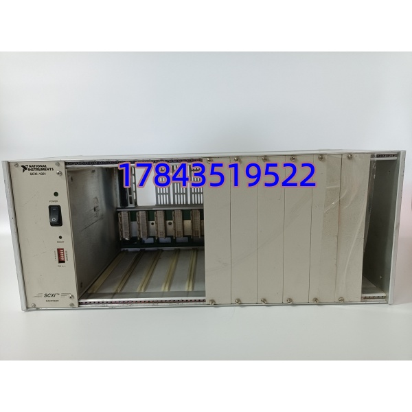 NI SCXI-1001 | 全屏蔽低噪声背板 最多 8 台级联 3072 通道采集机箱