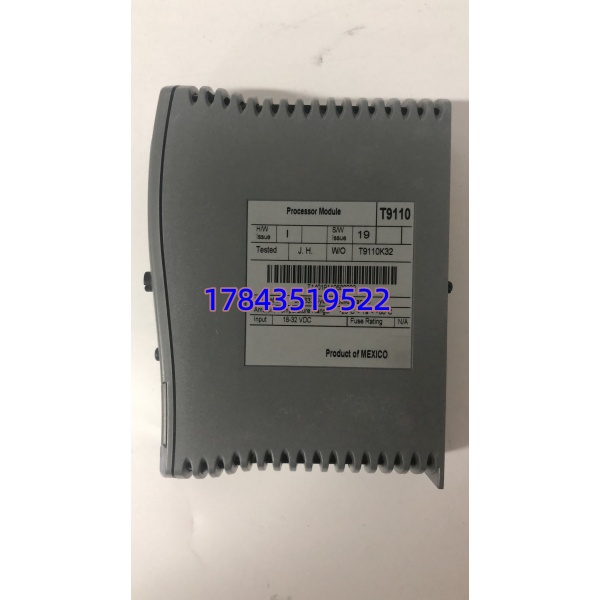 ICS TRIPLEX T9110 | TMR 三重冗余 SIL3 安全控制器主机