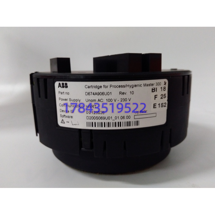 ABB D674A906U01 | FET300 流量计显示表头 - 图片 3