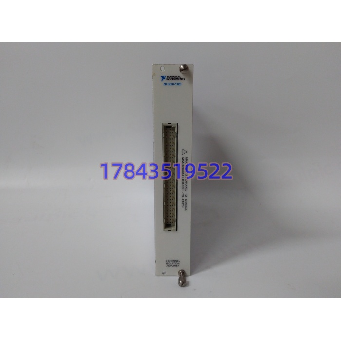 NI SCXI‑1125 | 8 通道隔离放大模块