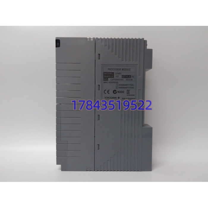 横河 CP451‑10 | AFV10S/AFV10D 机架处理器备件 - 图片 3