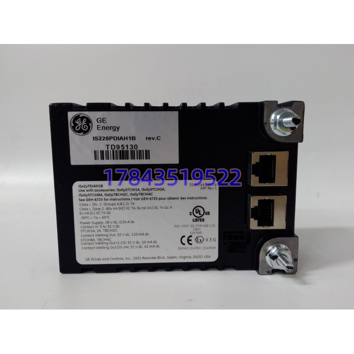 GE IS220PDIAH1B | Mark VIe 24 通道离散输入 I/O 包