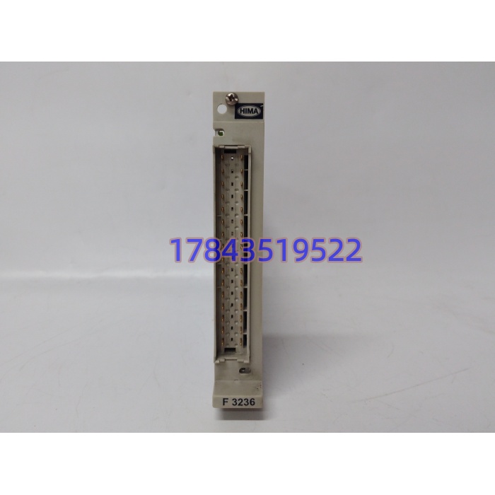 HIMA F3236 | ESD/SIS 安全系统 DI 卡件备件 - 图片 3